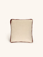 LIORA - cushion - cotton - L 45 x W 45 x H 5 cm - natural