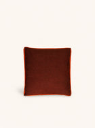 LIORA - cushion - cotton - L 45 x W 45 x H 5 cm - rust