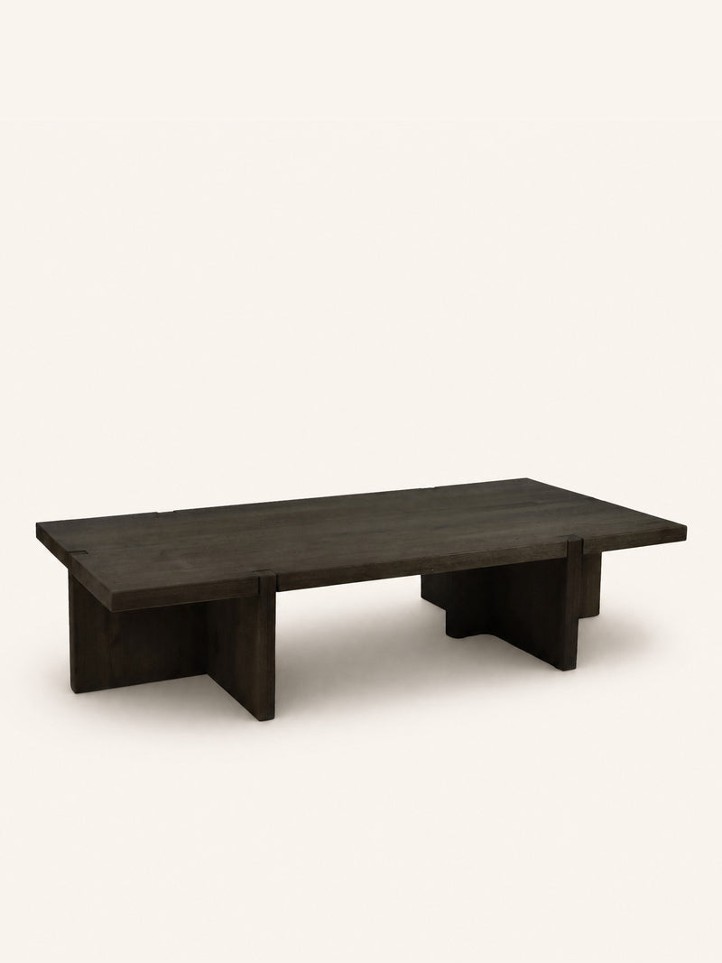 ASA - salontafel - eik - L 140 x W 70 x H 31 cm - donkerbruin