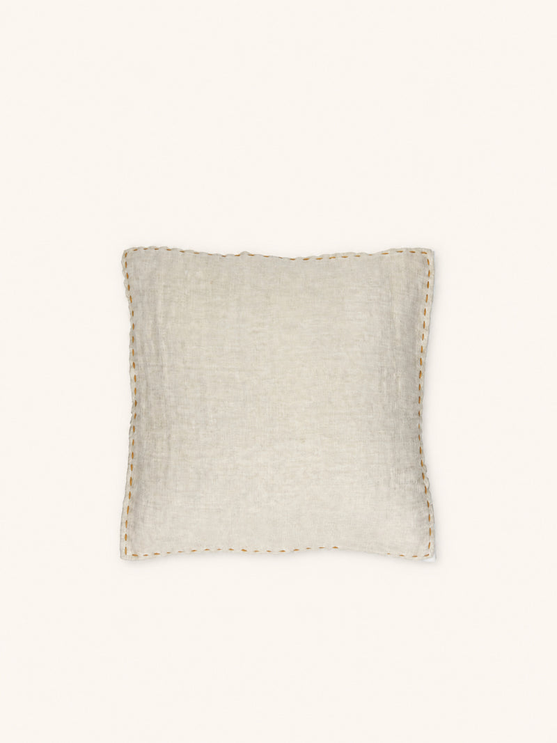 PAMBA - cushion - cotton - L 45 x W 45 cm - natural