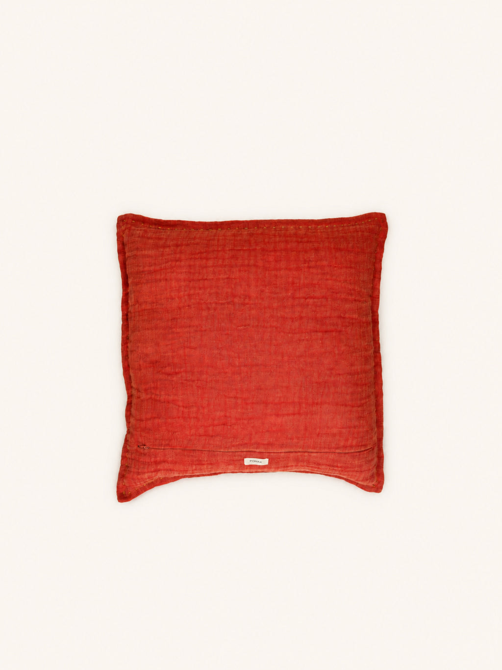 PAMBA - kussen - katoen - L 45 x W 45 cm - paprika