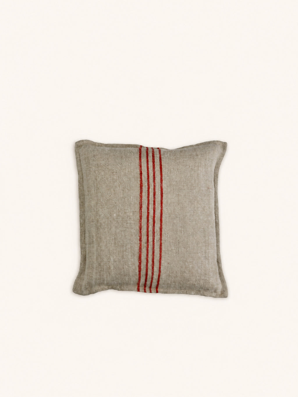 PAMBA - Kissen - Leinen - L 45 x W 45 cm - Paprika