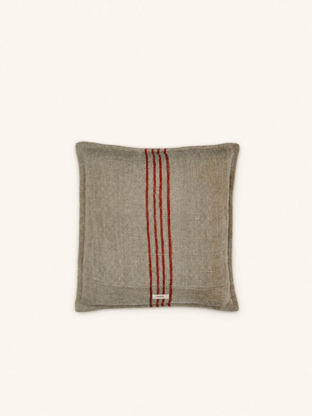 PAMBA - Kissen - Leinen - L 45 x W 45 cm - Paprika