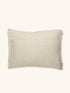 PAMBA - cojín - algodón - L 60 x W 40 cm - natural