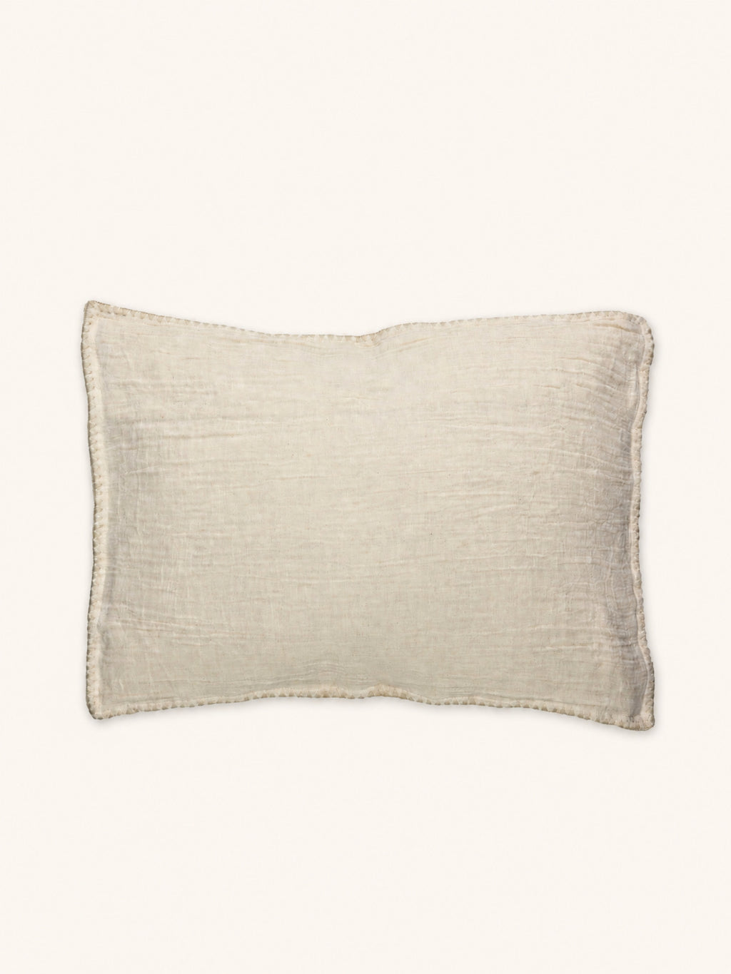 PAMBA - cushion - cotton - L 60 x W 40 cm - natural