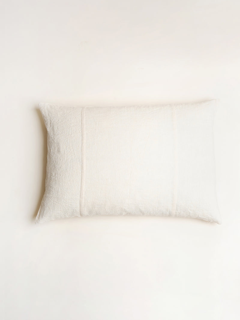 ALPHA BASICS - cushion - linen - L 70 x W 50 cm - ivory