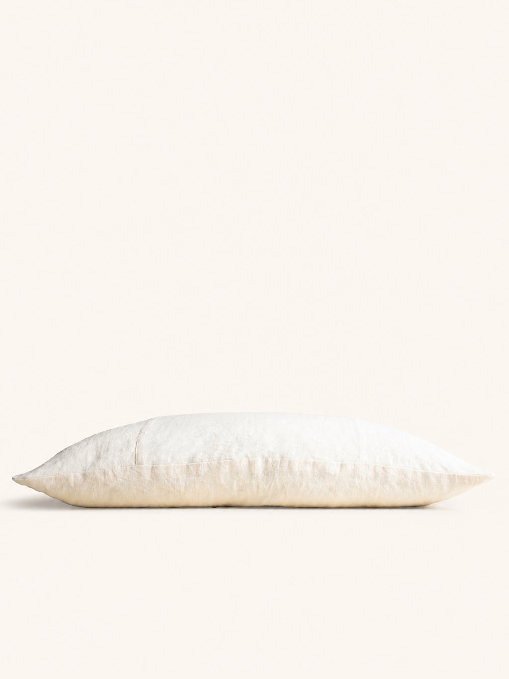 ALPHA BASICS - kussen - linnen - L 70 x W 50 cm - ivoor