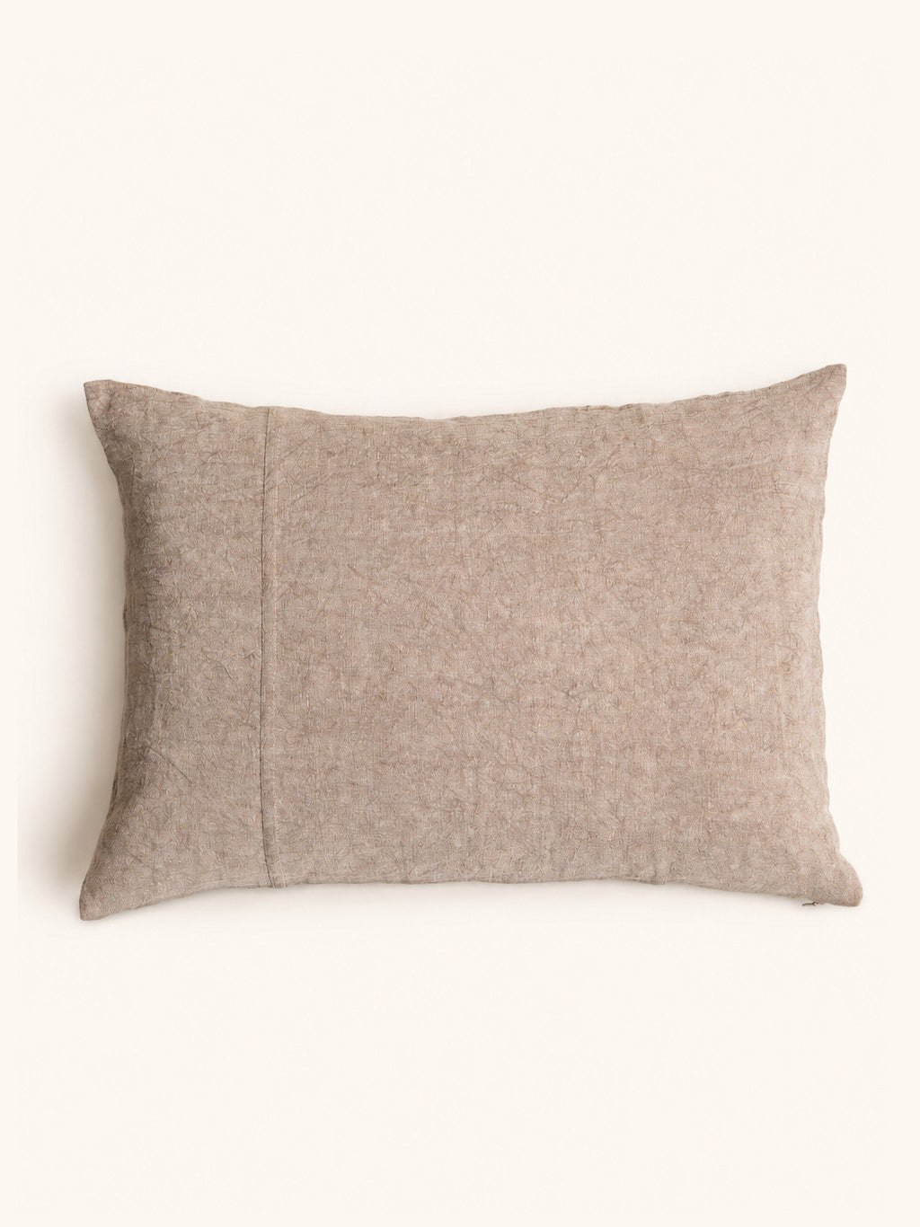 ALPHA BASICS - Kissen - Leinen - L 70 x W 50 cm - natur