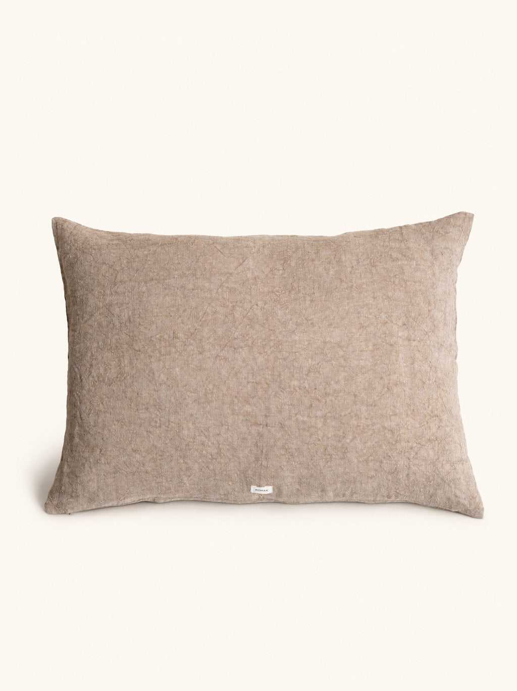 ALPHA BASICS - Kissen - Leinen - L 70 x W 50 cm - natur