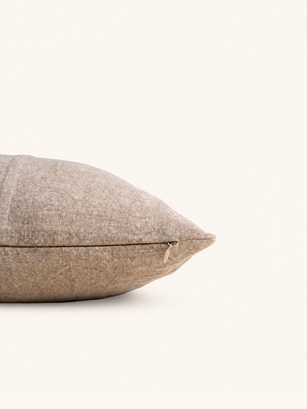 ALPHA BASICS - Kissen - Leinen - L 70 x W 50 cm - natur