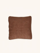 ALPHA CLASSICS - cushion - linen - L 45 x W 45 cm - chocolate