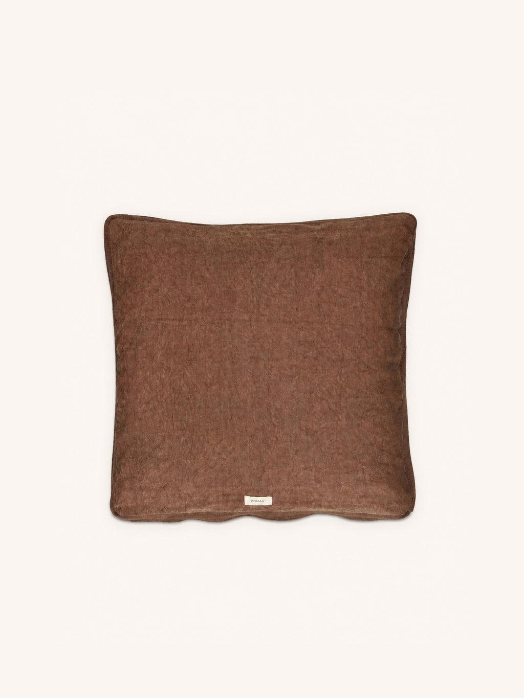 ALPHA CLASSICS - cushion - linen - L 45 x W 45 cm - chocolate