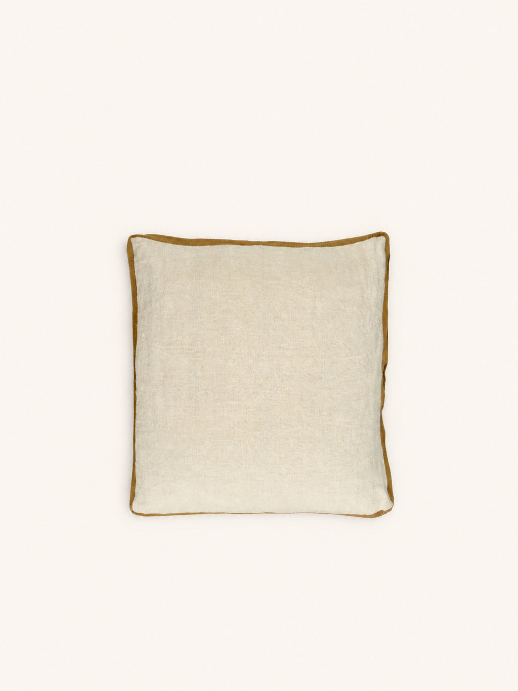 ALPHA CLASSICS - coussin - lin - L 45 x W 45 cm - ivoire