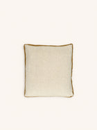 ALPHA CLASSICS - coussin - lin - L 45 x W 45 cm - ivoire