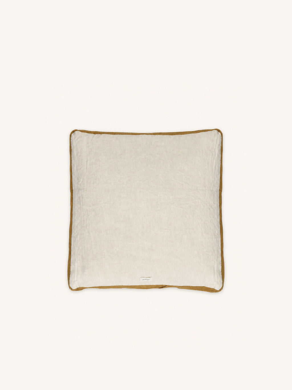 ALPHA CLASSICS - coussin - lin - L 45 x W 45 cm - ivoire