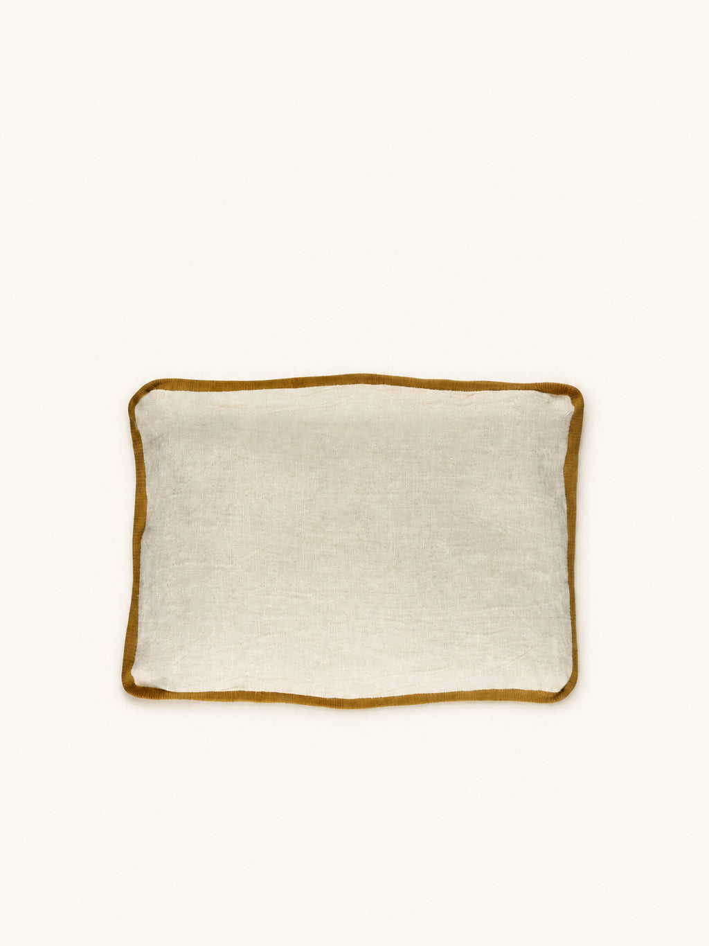 ALPHA CLASSICS - coussin - lin - L 60 x W 40 cm - ivoire