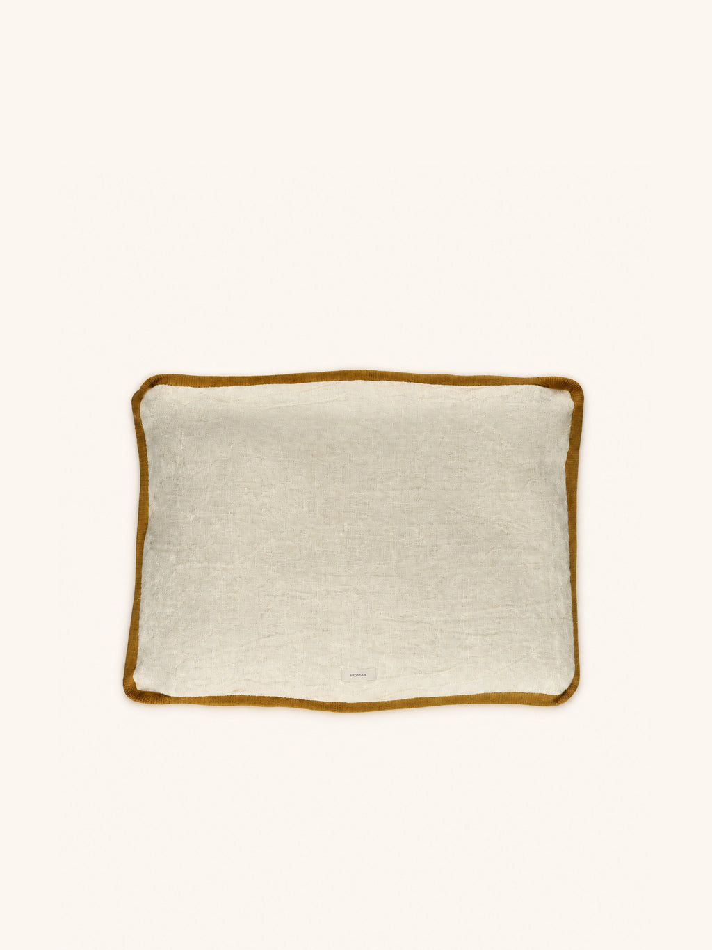 ALPHA CLASSICS - coussin - lin - L 60 x W 40 cm - ivoire
