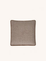 Beige – ALPHA CLASSICS - cojín - lino - L 45 x W 45 cm - natural