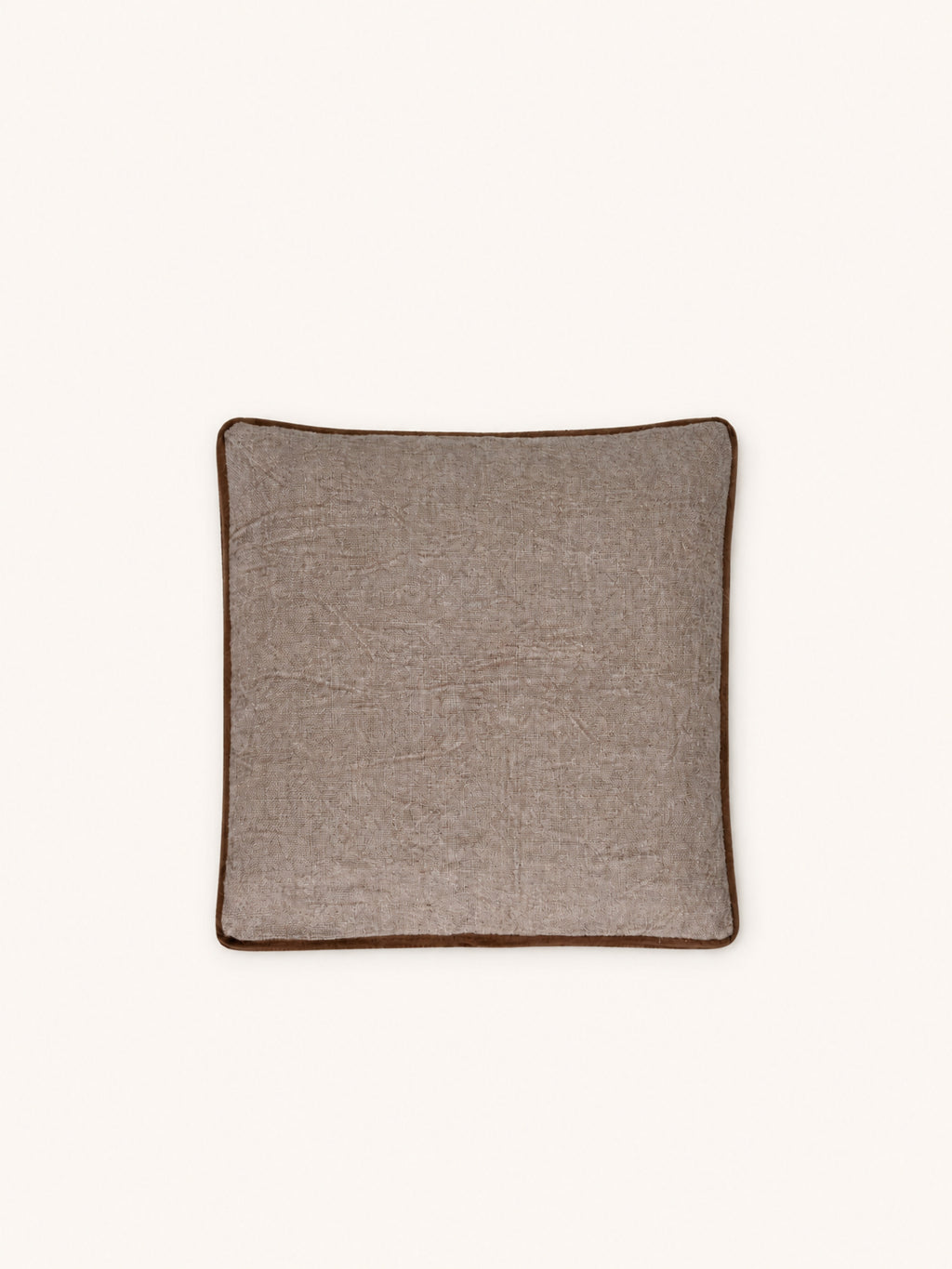 ALPHA CLASSICS - coussin - lin - L 45 x W 45 cm - naturel