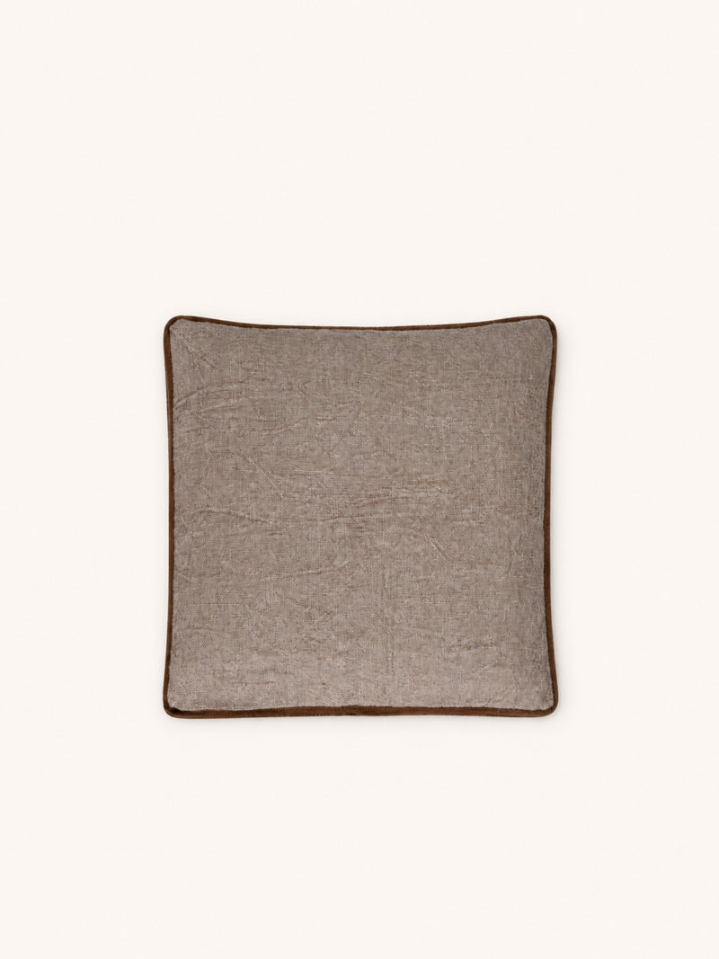 ALPHA CLASSICS - cushion - linen - L 45 x W 45 cm - natural