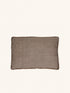 ALPHA CLASSICS - coussin - lin - L 60 x W 40 cm - naturel