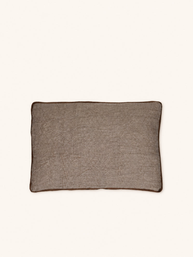 ALPHA CLASSICS - cushion - linen - L 60 x W 40 cm - natural