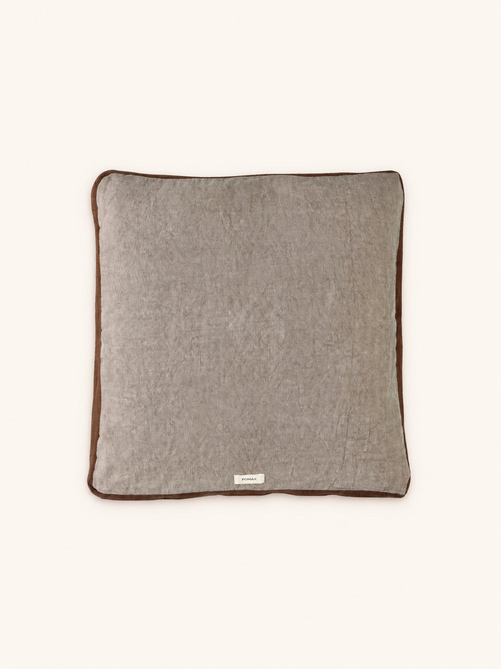 ALPHA CLASSICS - coussin - lin - L 60 x W 60 cm - naturel