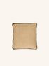 ALPHA CLASSICS - coussin - lin - L 45 x W 45 cm - ocre