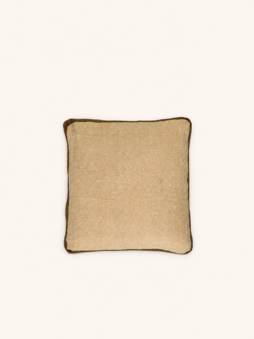 ALPHA CLASSICS - cushion - linen - L 45 x W 45 cm - ochre
