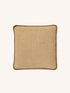 ALPHA CLASSICS - coussin - lin - L 60 x W 60 cm - ocre