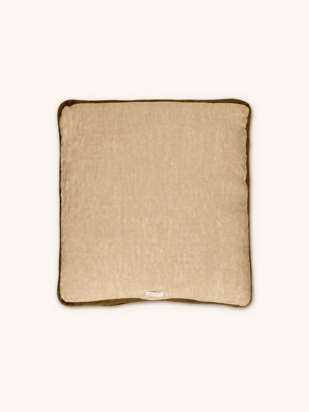 ALPHA CLASSICS - cushion - linen - L 60 x W 60 cm - ochre