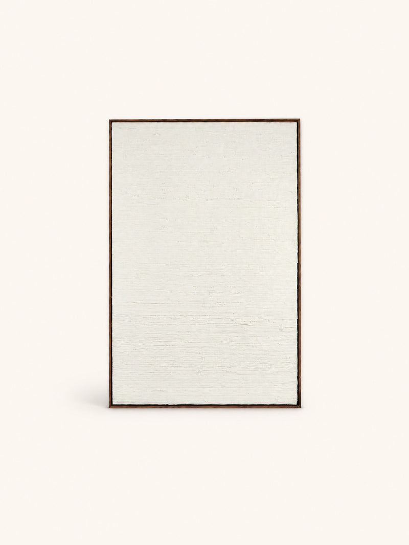 FIBRE - decorazione da parete - cotone - L 80 x W 5 x H 120 cm - bianco sporco