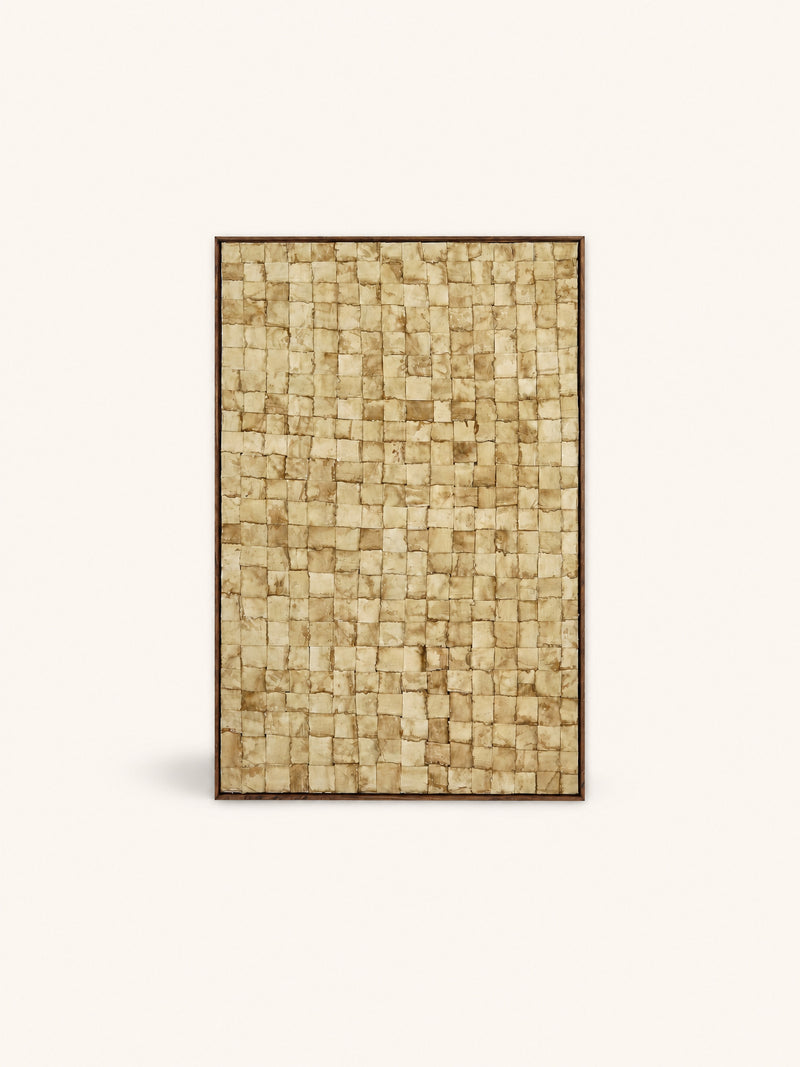 FIBRE - decorazione da parete - cotone - L 80 x W 5 x H 120 cm - naturale