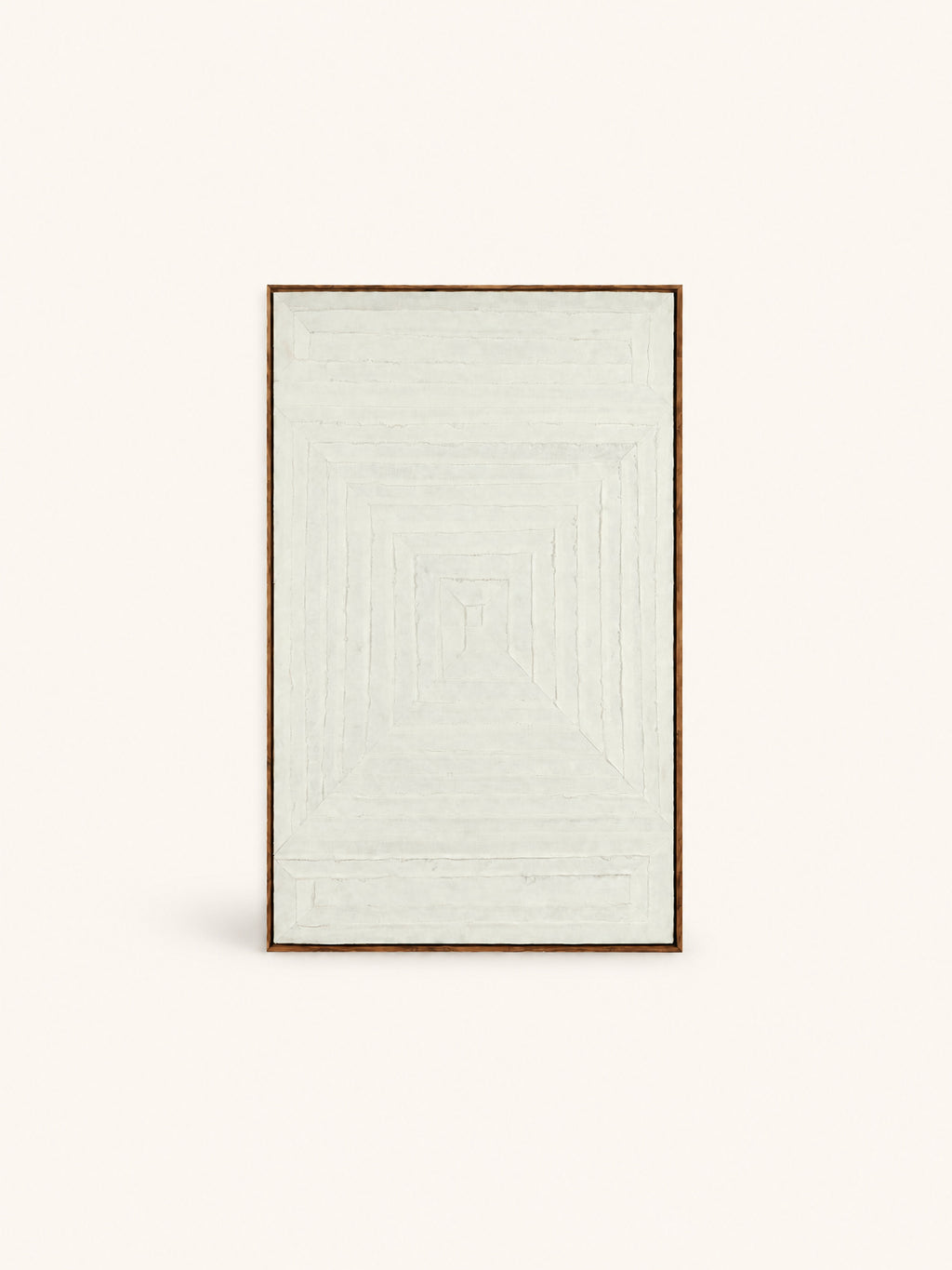 FIBRE - wanddecoratie - katoen - L 80 x W 5 x H 120 cm - gebroken wit