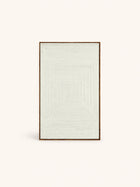FIBRE - wanddecoratie - katoen - L 80 x W 5 x H 120 cm - gebroken wit