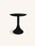 FUNNEL - mesa auxiliar - madera de mango - DIA 50 x H 55 cm - carbón