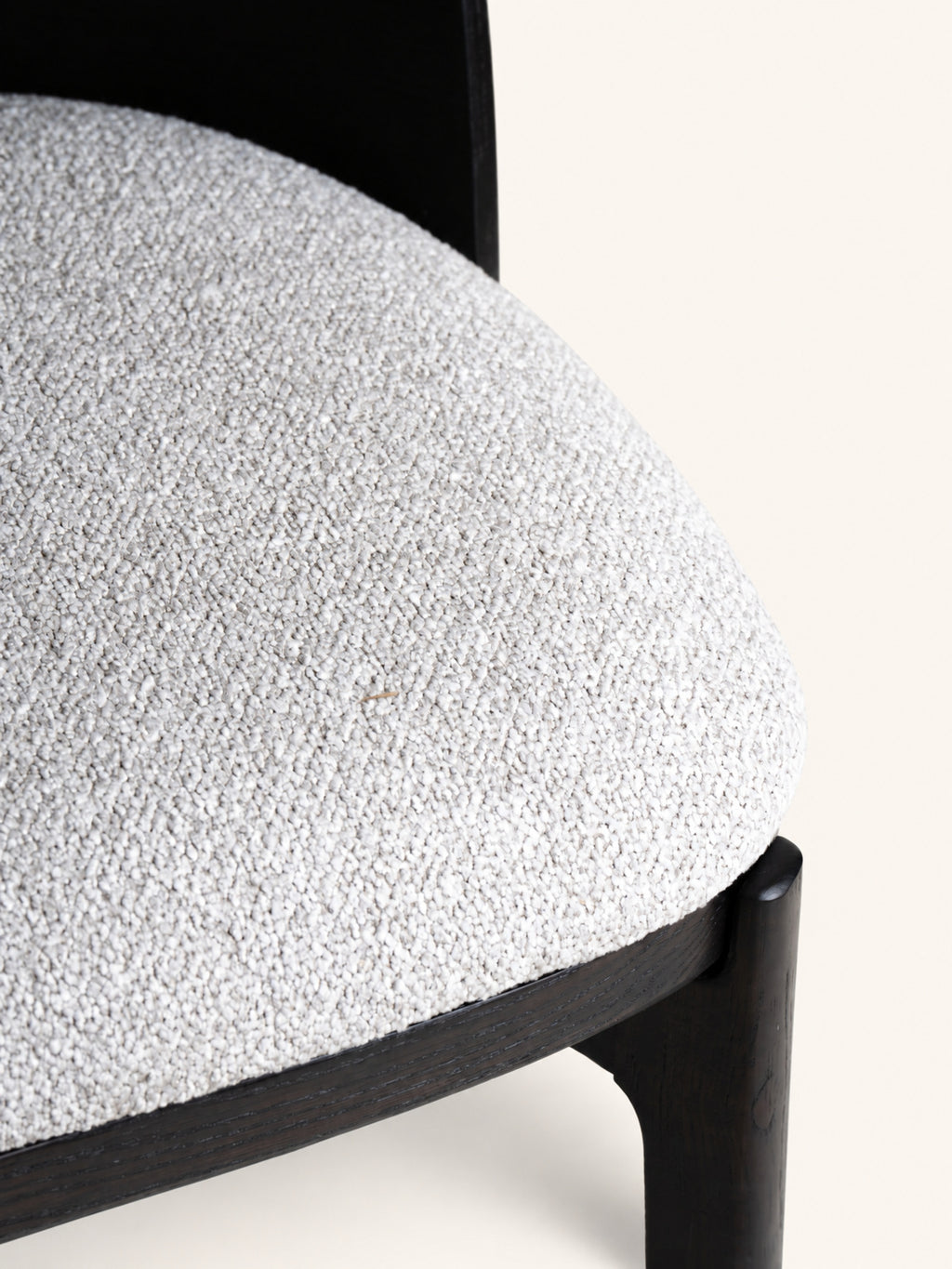 ZURI - silla - roble - L 50 x W 55,5 x H 78,5 cm - blanco roto