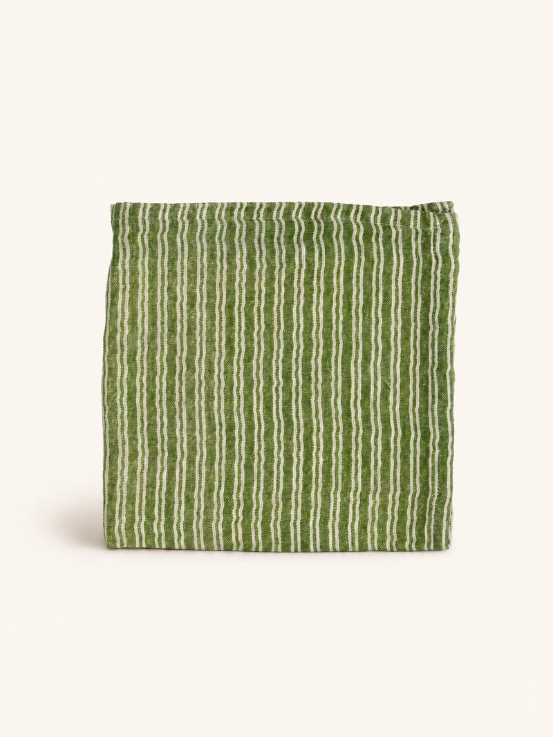 FRIVOLE - napkin - cotton - L 45 x W 45 cm - green