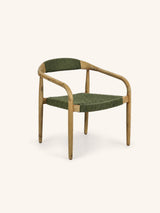 Groen – MIRA - Loungesessel - Akazienholz - L 61 x W 61 x H 70 cm - Grün