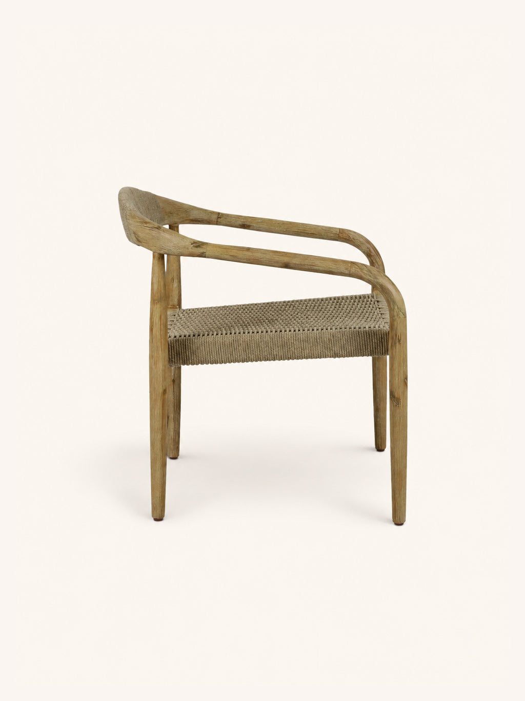 MIRA - lounge chair - acacia wood - L 61 x W 61 x H 70 cm - natural