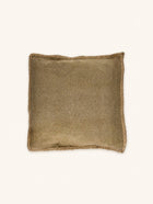 STITCH - cushion - jute - L 60 x W 60 cm - beige