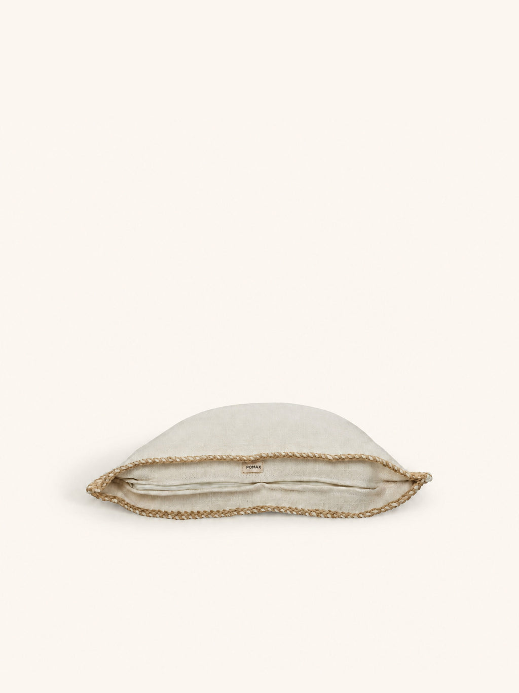 STITCH - cushion - jute - L 50 x W 50 cm - off-white