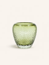 Groen – PRISMA - vaso / lanterna - vetro - DIA 25,5 x H 25 cm - verde