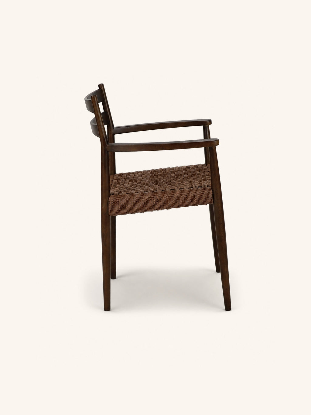 MINOU - Stuhl - Eschenholz - L 51,5 x W 57 x H 80 cm - Walnuss
