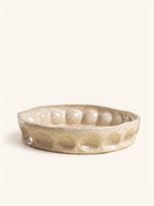 BOSSANOVA - bowl - stoneware - DIA 34 x H 7 cm - ecru