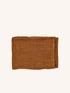 PAMBA - Plaid - Baumwolle - L 170 x W 130 cm - Senfgelb