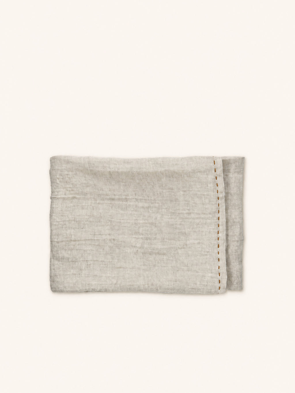 PAMBA - plaid - coton - L 170 x W 130 cm - naturel
