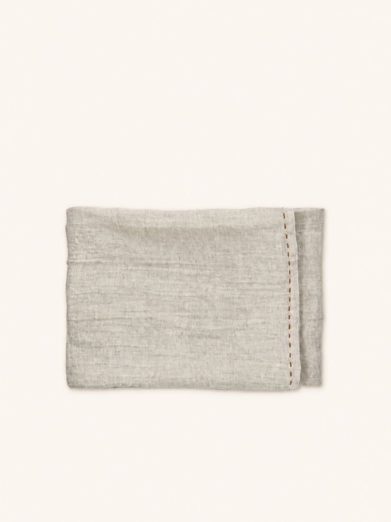 PAMBA - throw - cotton - L 170 x W 130 cm - natural
