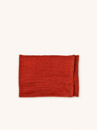 PAMBA - plaid - coton - L 170 x W 130 cm - paprika