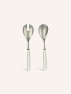 CEZANNE - set/2 serving cutlery - stainless steel - off-white